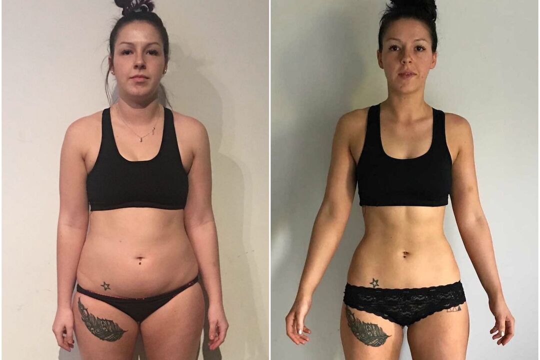 prije i poslije mršavljenja